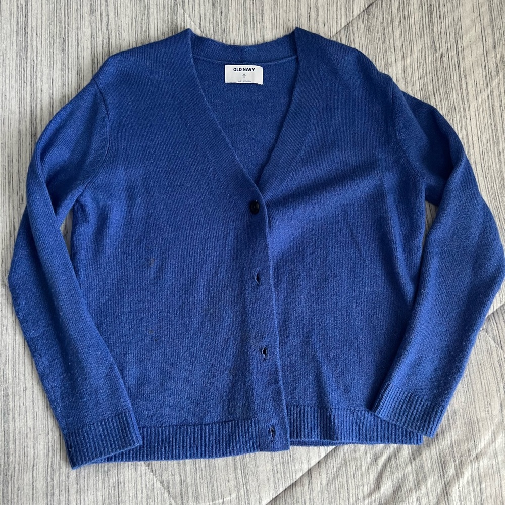 Electric blue cardigan